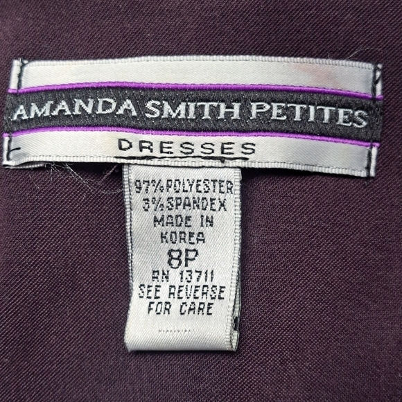Amanda Smith Petites Plum Jacket    Size 8P - Picture 5 of 8